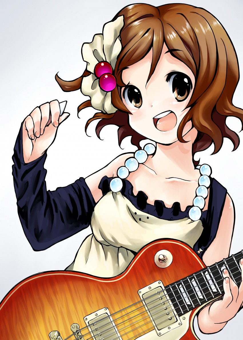 hirasawa yui (k-on!) drawn by mosho