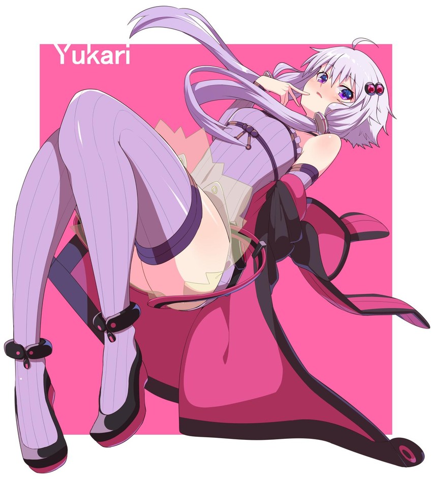 yuzuki yukari (vocaloid and 1 more) drawn by rune_(ru-nn)