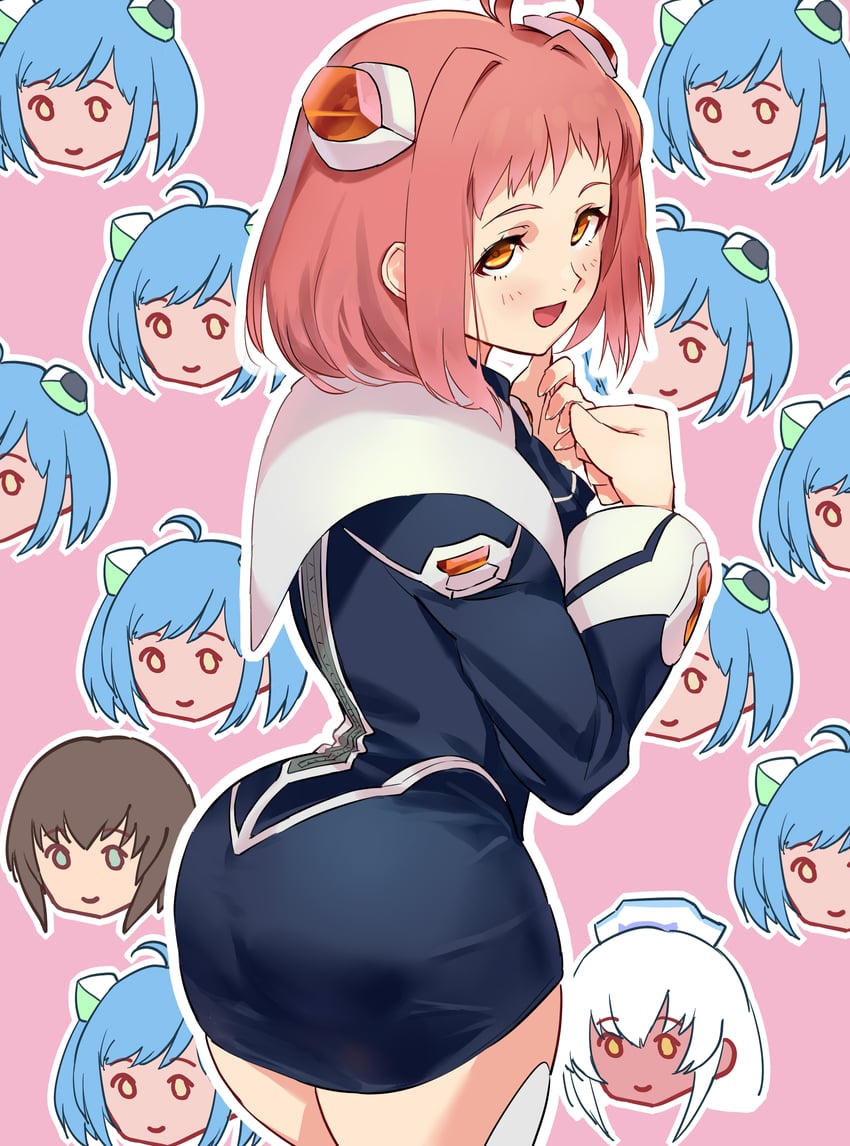 momo mizrahi, kirschwasser, and 100-series (xenosaga and 1 more) drawn by negresco