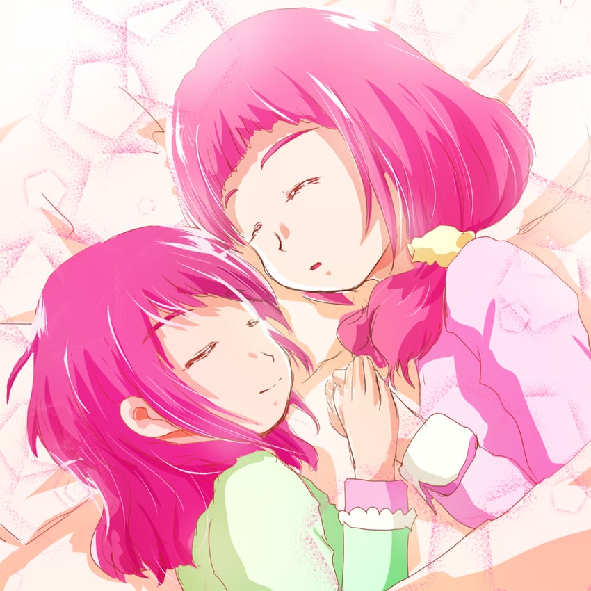 nono hana and nono kotori (precure and 1 more) drawn by mizuru-soraki