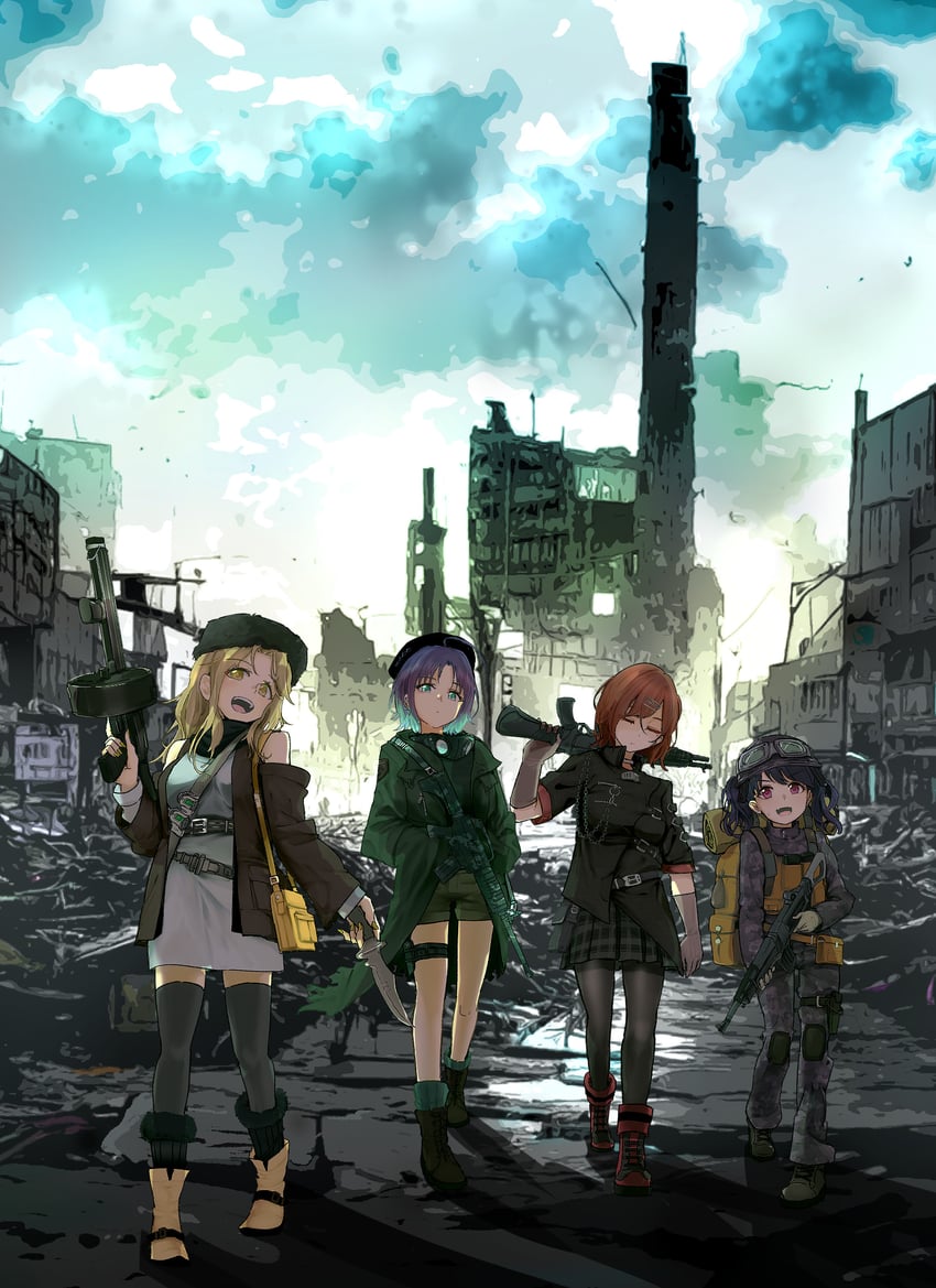 higuchi madoka, asakura toru, fukumaru koito, and ichikawa hinana (idolmaster and 1 more) drawn by haigyo