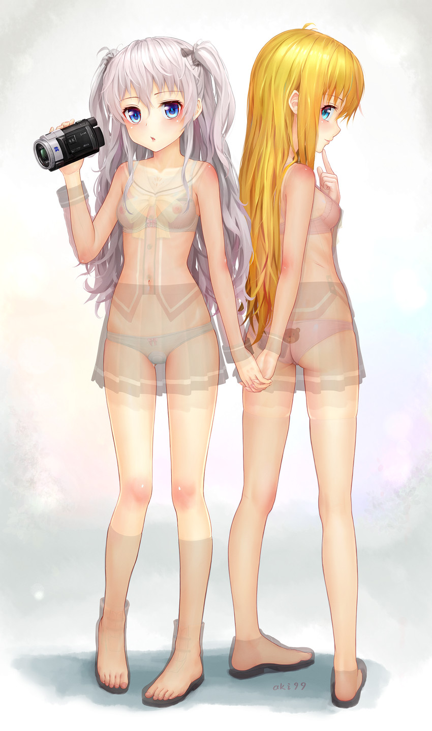 tomori nao and nishimori yusa (charlotte and 1 more) drawn by aki99