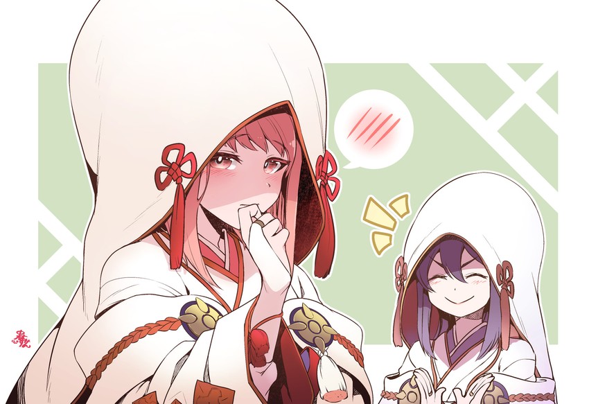 sakura and oboro (fire emblem and 2 more) drawn by nakabayashi_zun