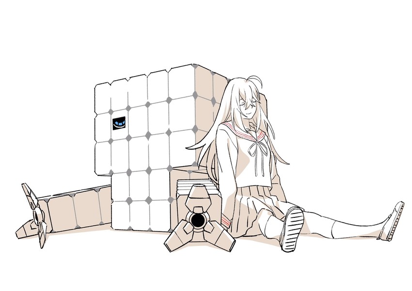 vivy and matsumoto (vivy: fluorite eye's song) drawn by ebisu_takuma