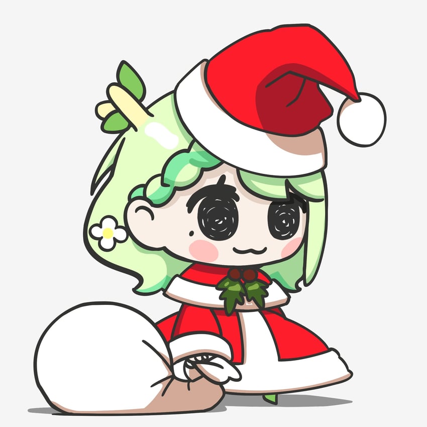 ceres fauna and smol fauna (hololive and 1 more) drawn by loen