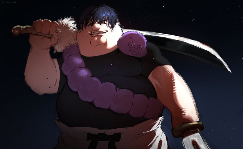 fushiguro touji, peter griffin, and inventory curse (jujutsu kaisen and 1 more) drawn by kowai_(iamkowai)