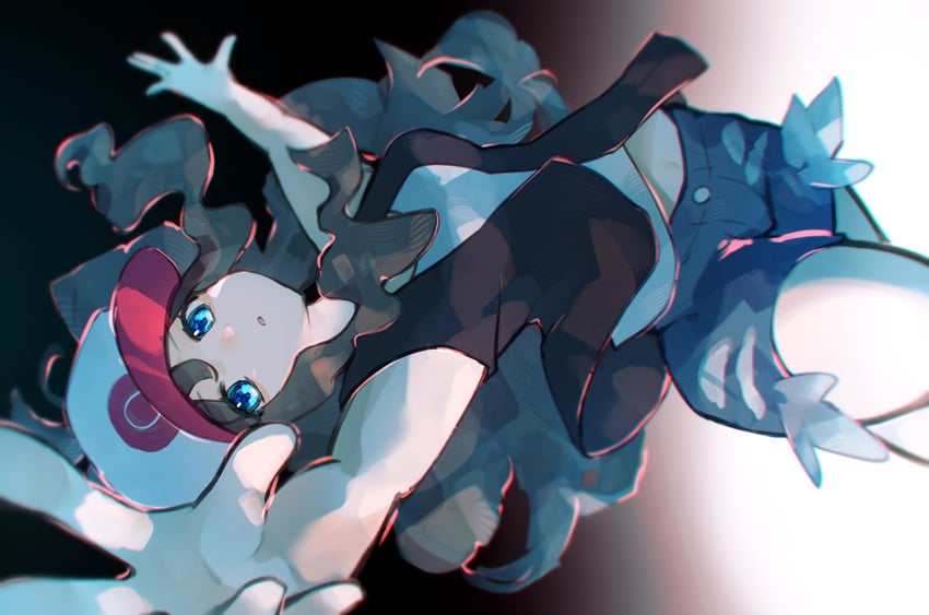 hilda (pokemon and 1 more) drawn by asatte_3z