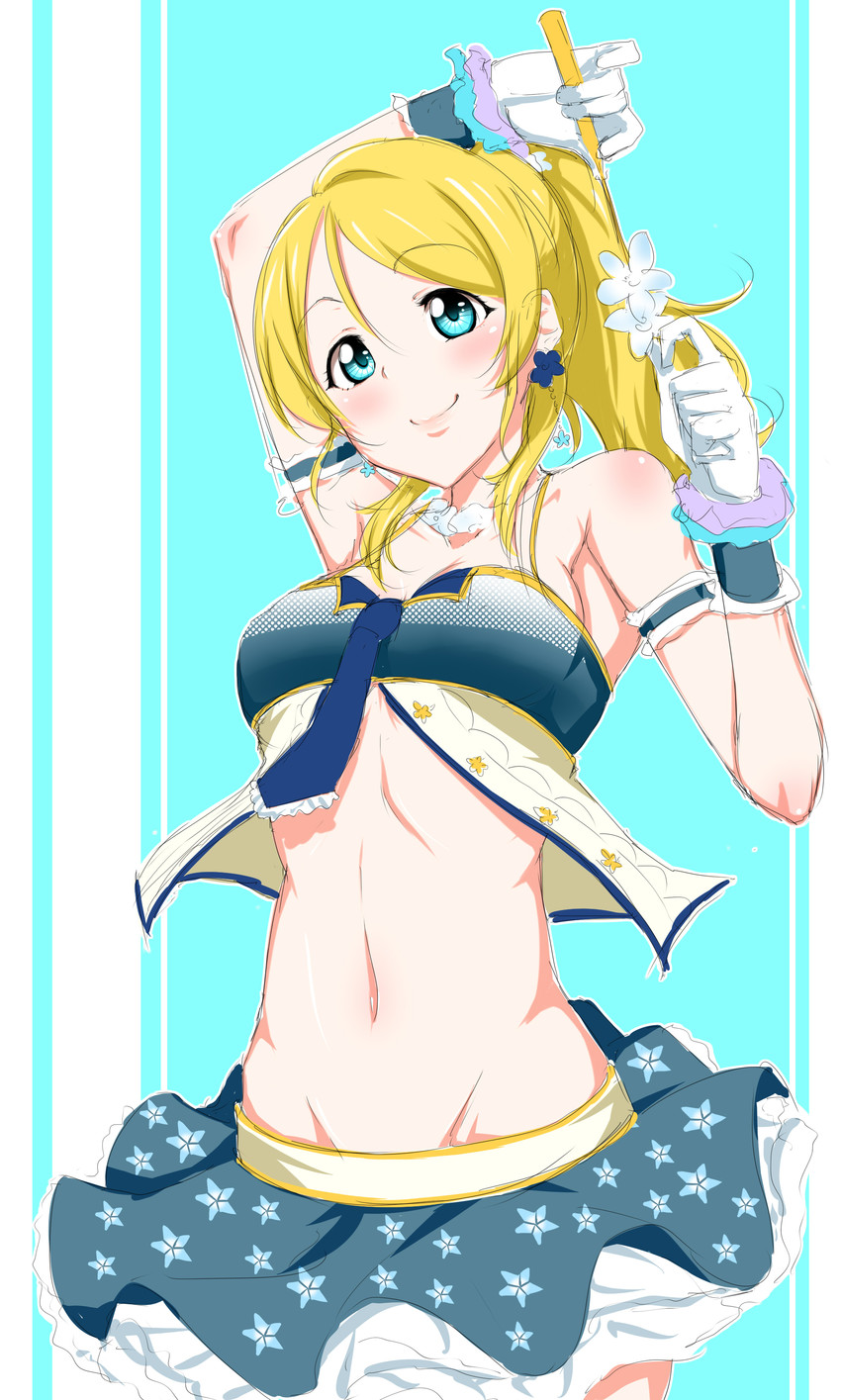 ayase eli (love live! and 1 more) drawn by tung