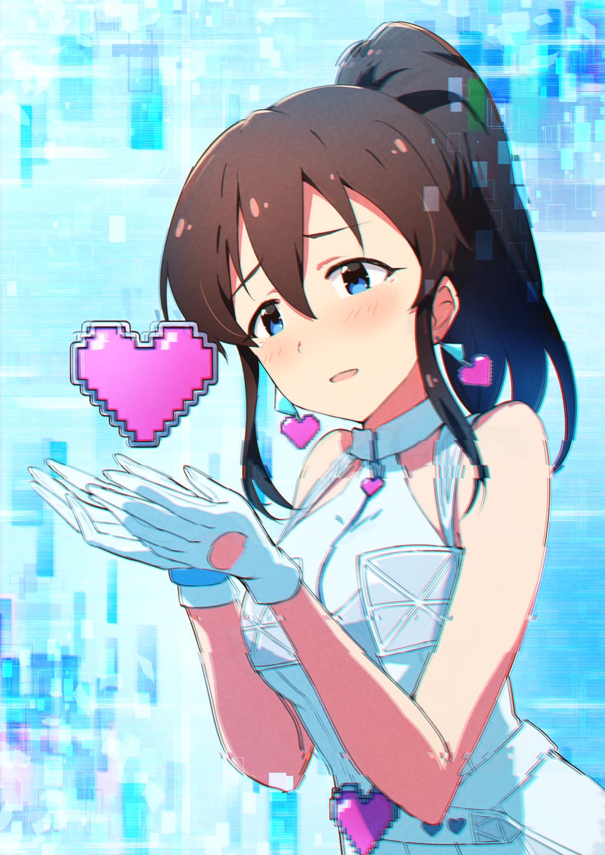 satake minako (idolmaster and 1 more) drawn by wattsu