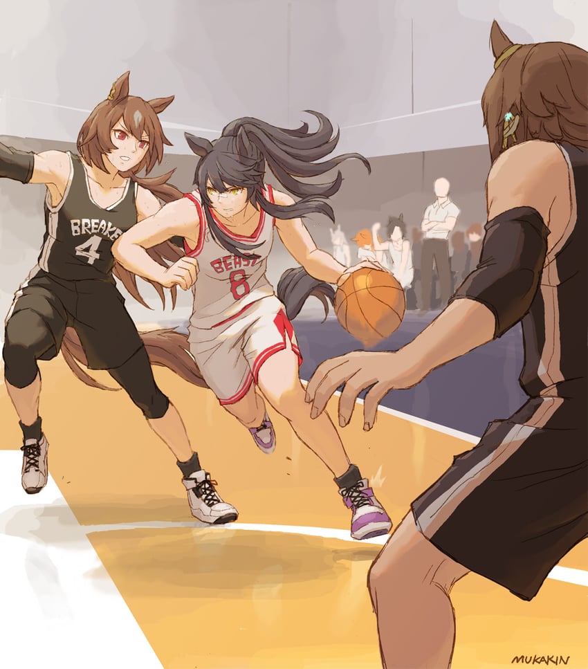 vodka, sirius symboli, and narita brian (umamusume) drawn by mukakin