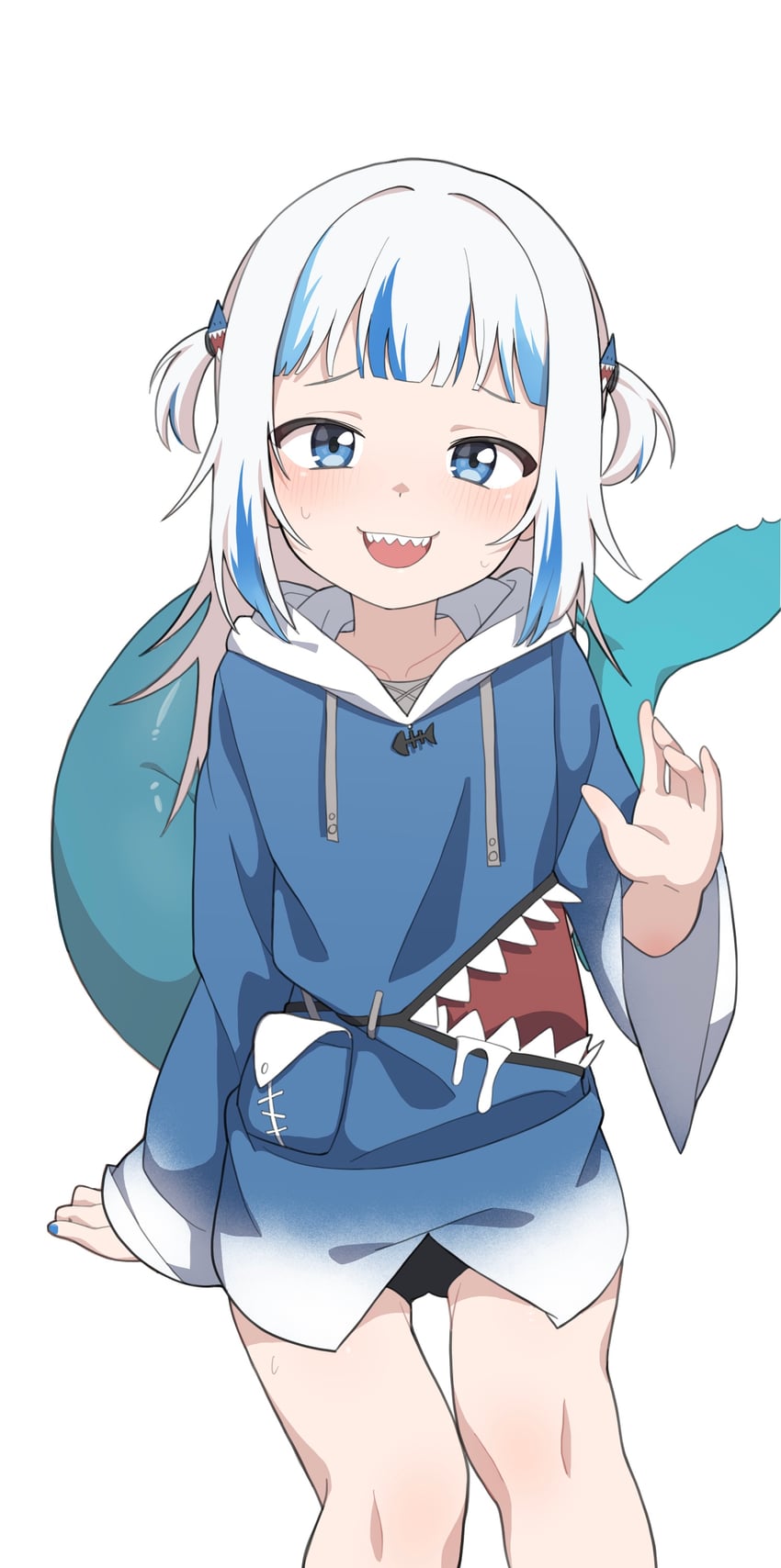 gawr gura (hololive and 1 more) drawn by onion_(tamanegi)