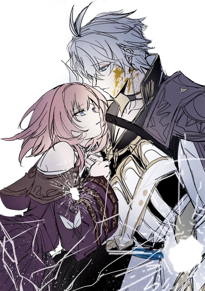phainon and cyrene (honkai and 1 more) drawn by ilsijeongj2213