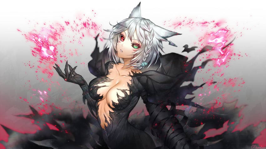 warrior of light and reaper (original and 2 more) drawn by munlu_(wolupus)