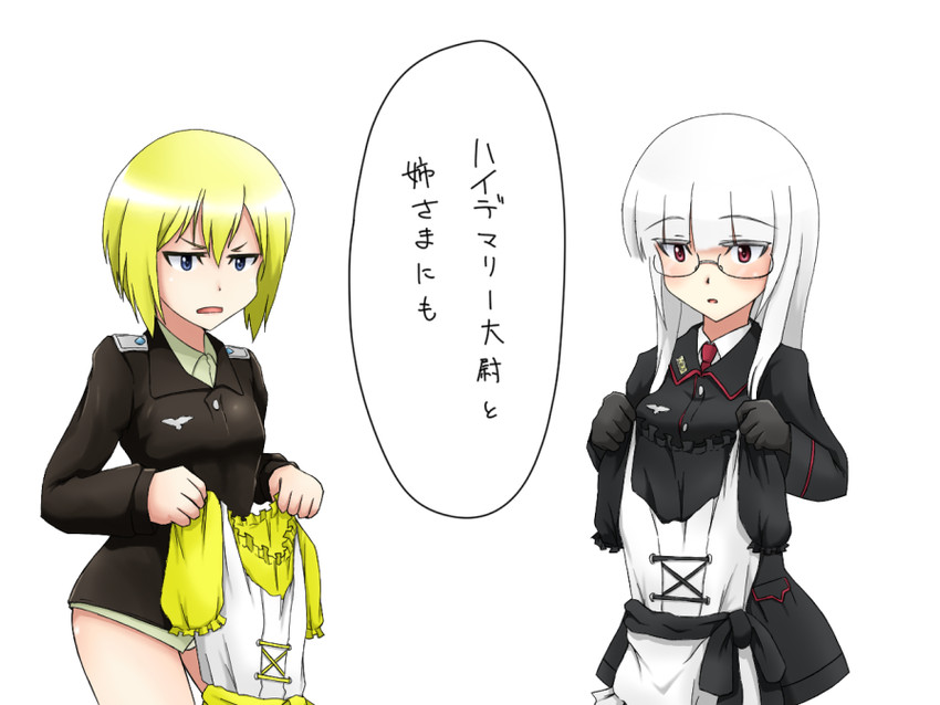 erica hartmann and heidimarie w. schnaufer (world witches series and 1 more) drawn by isosceles_triangle_(xyzxyzxyz)