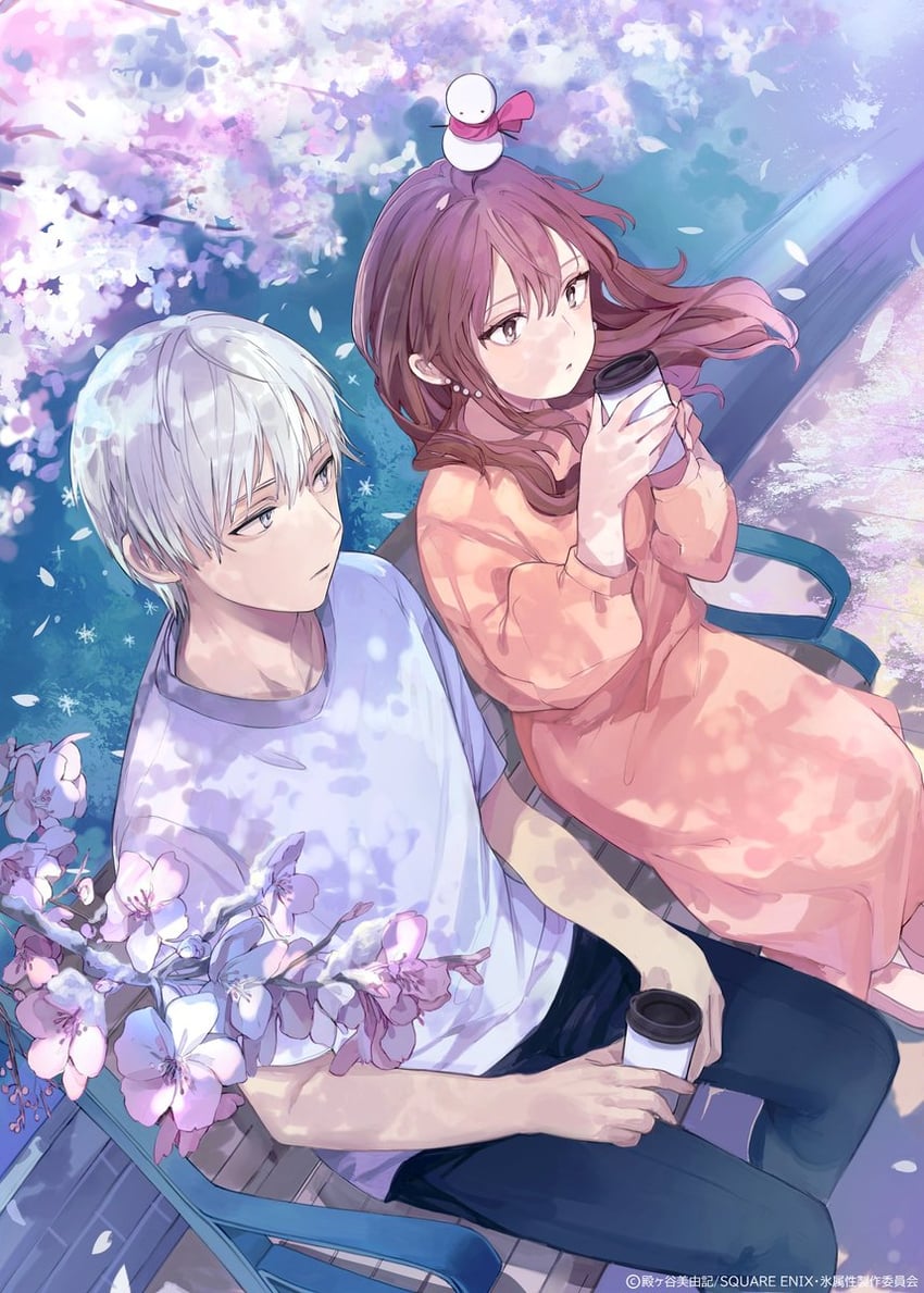 fuyutsuki mio and himuro yukiya (koori zokusei danshi to cool na douryou joshi) drawn by tokiwata_soul