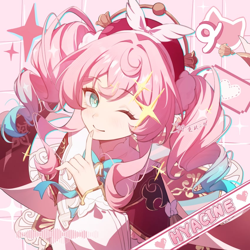hyacine (honkai and 1 more) drawn by tujiu_sama