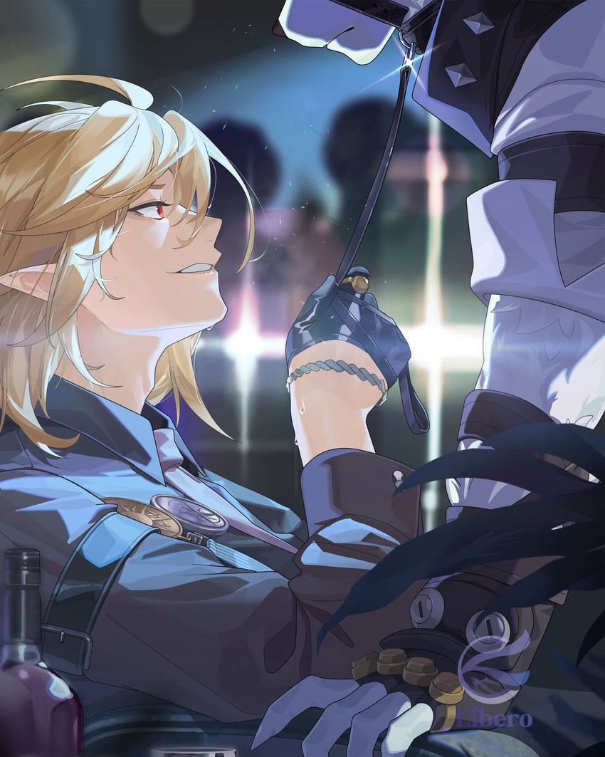 von lycaon and hugo vlad (zenless zone zero) drawn by libero_art