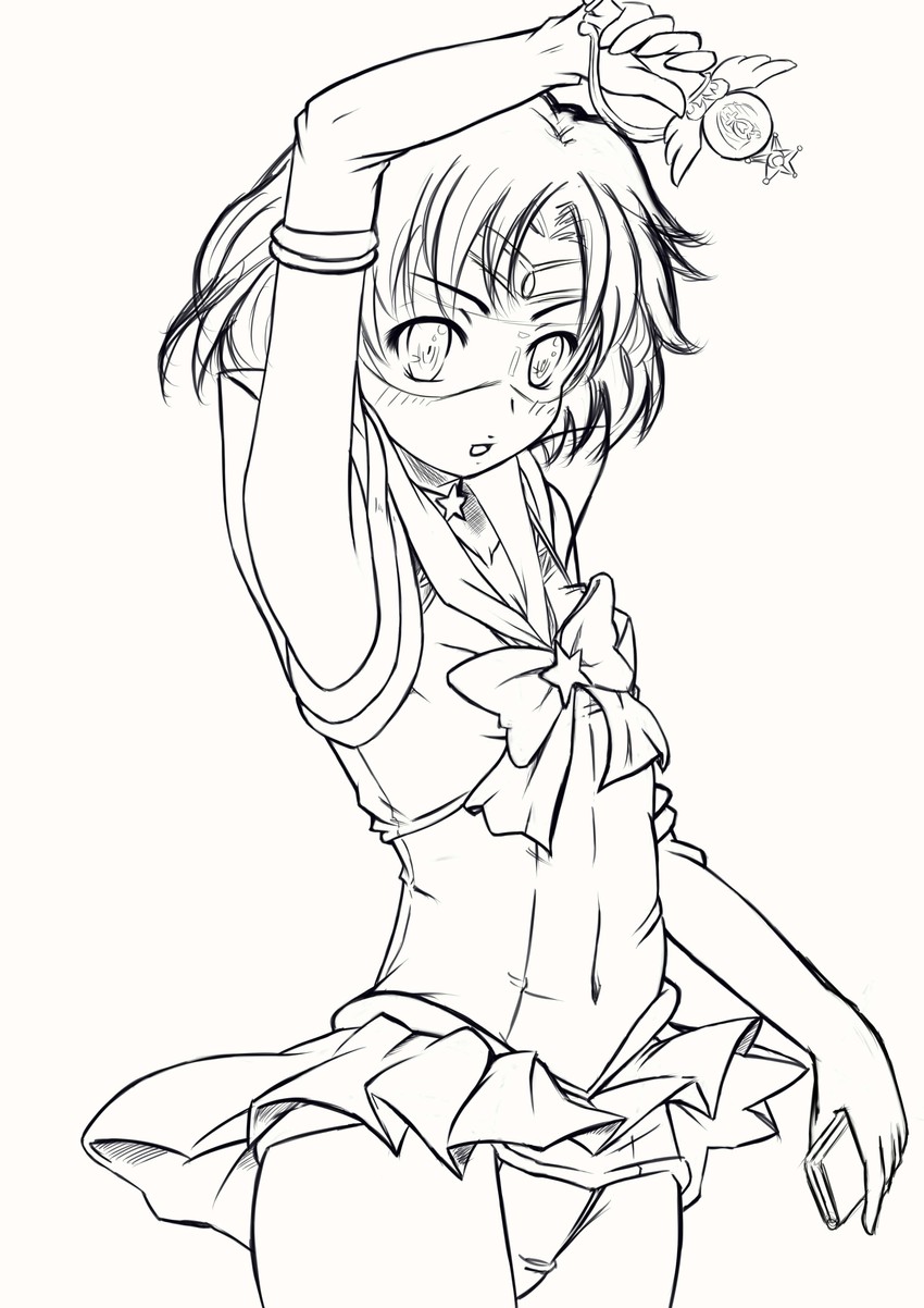 mizuno ami, sailor mercury, and super sailor mercury (bishoujo senshi sailor moon and 1 more) drawn by k@non