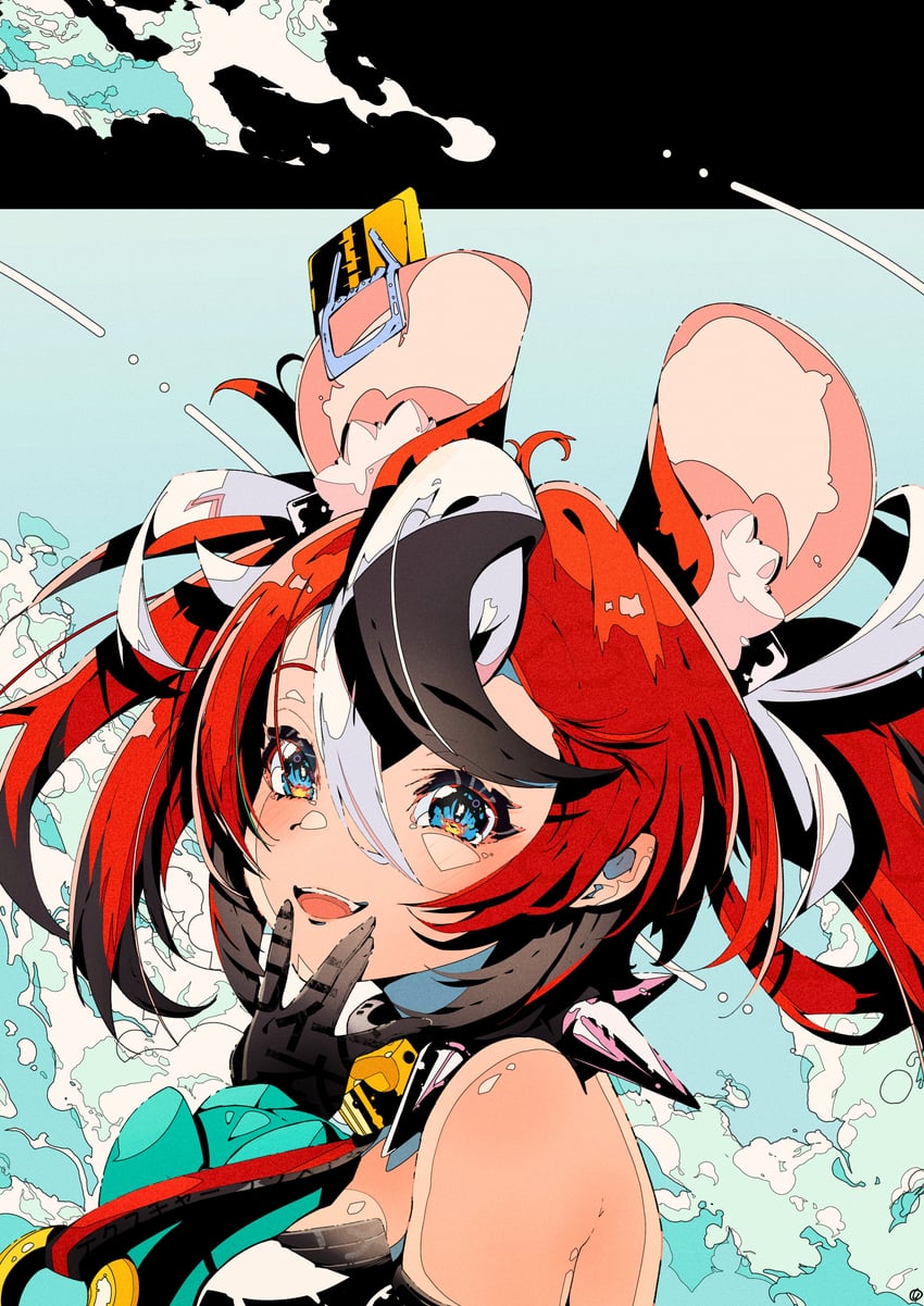 hakos baelz (hololive and 1 more) drawn by giaggiolo