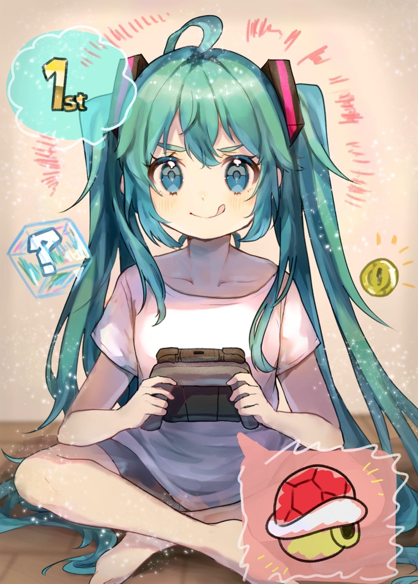 hatsune miku (vocaloid and 2 more) drawn by suiren_nei