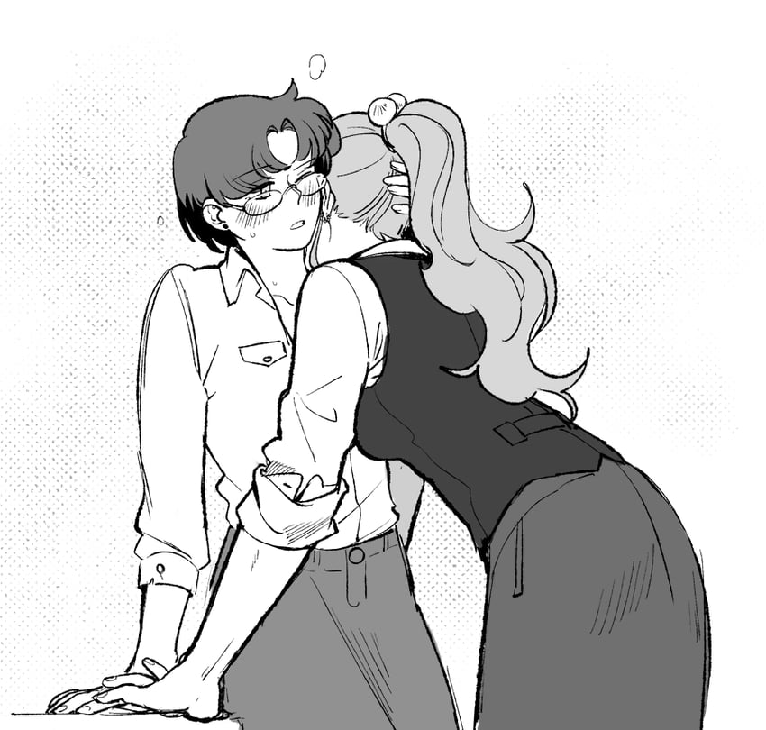 mizuno ami and kino makoto (bishoujo senshi sailor moon) drawn by ticcy