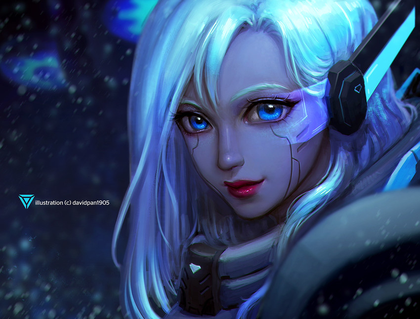 ashe (league of legends) drawn by david_pan