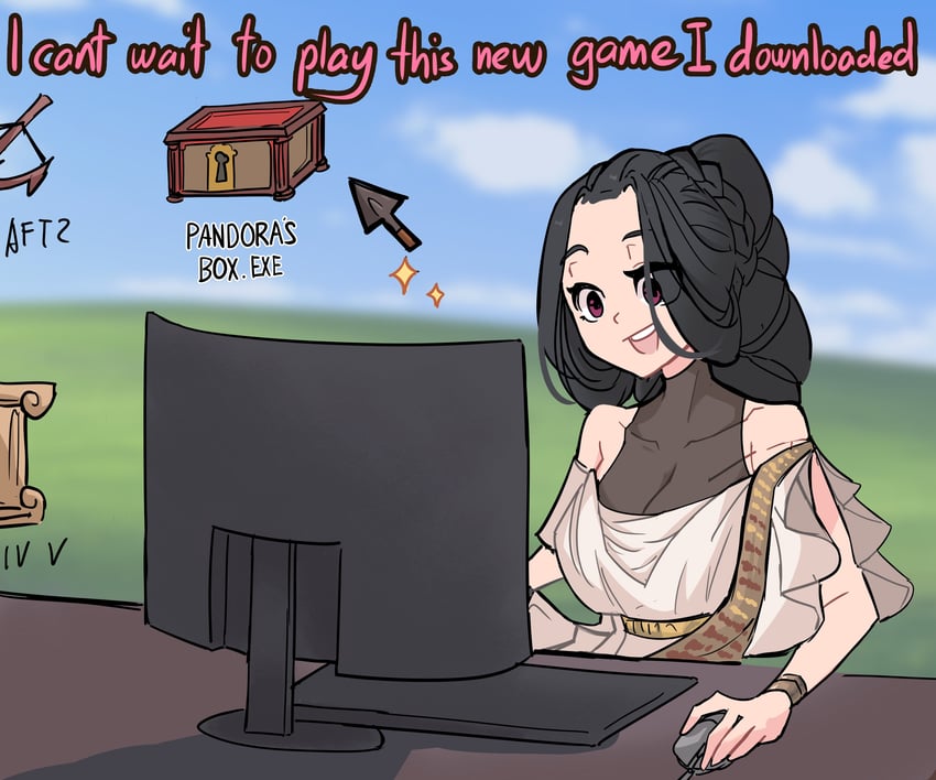 pandora (original and 4 more) drawn by centurii-chan