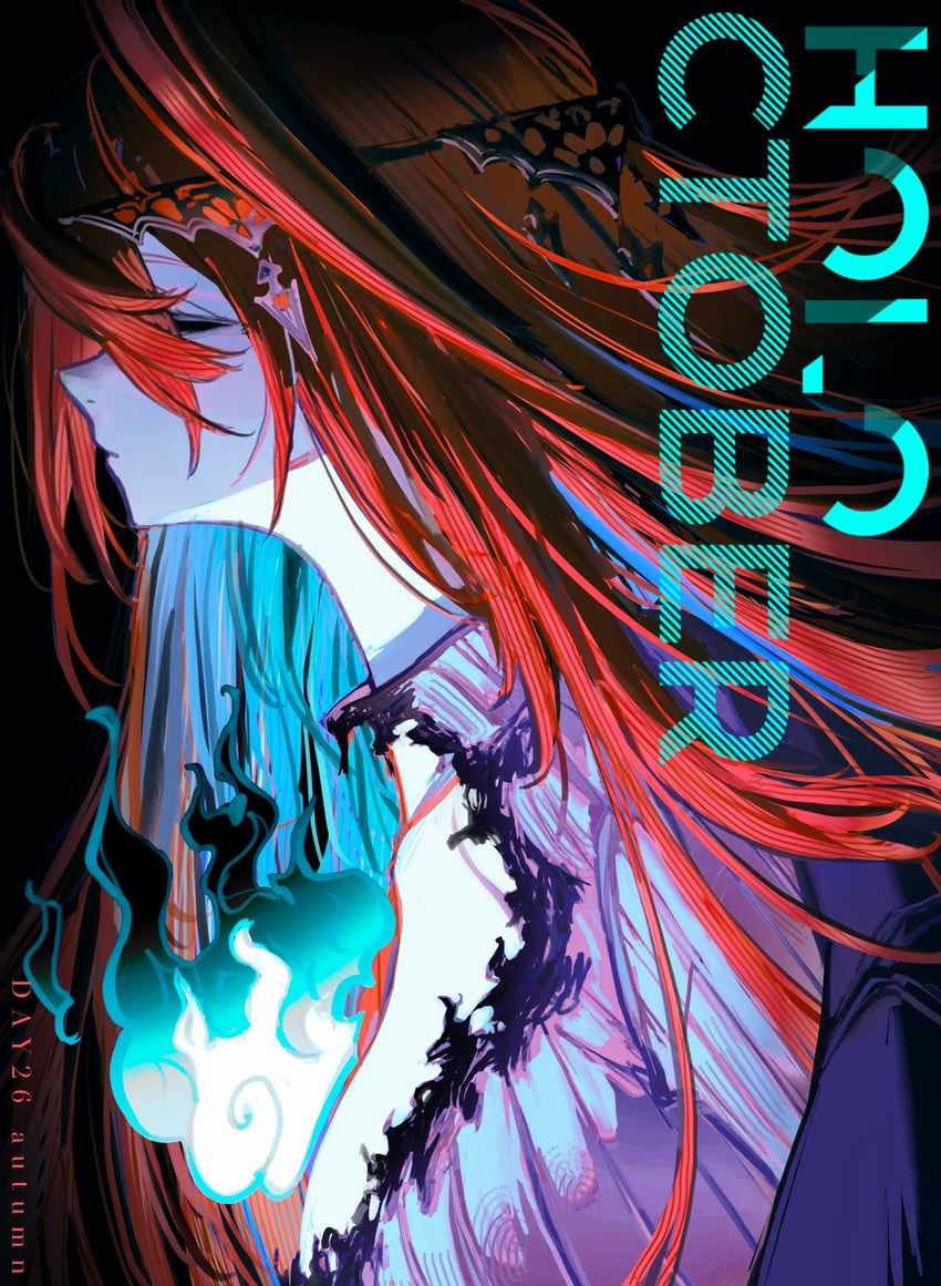 elizabeth rose bloodflame (hololive and 1 more) drawn by pungson_mori