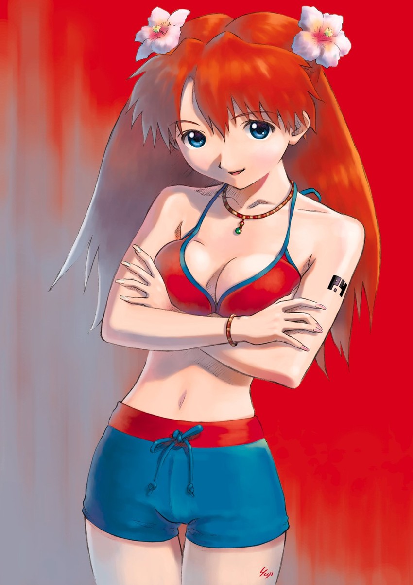souryuu asuka langley (neon genesis evangelion) drawn by kobayashi_yuuji