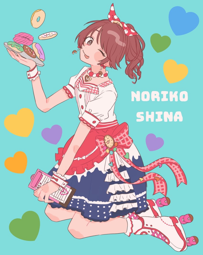 shiina noriko (idolmaster and 1 more) drawn by hamuchosu
