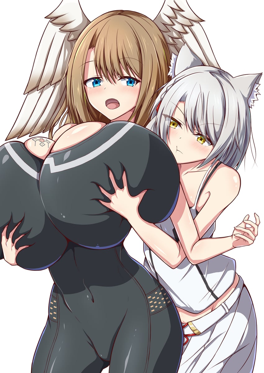 mio and eunie (xenoblade chronicles and 1 more) drawn by light_xion