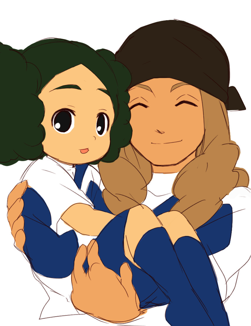 morimura konoha and kusaka ryuuji (inazuma eleven go and 2 more) drawn by sekina