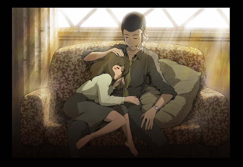 arsene lupin iii and clarisse de cagliostro (lupin iii and 1 more) drawn by kuzu