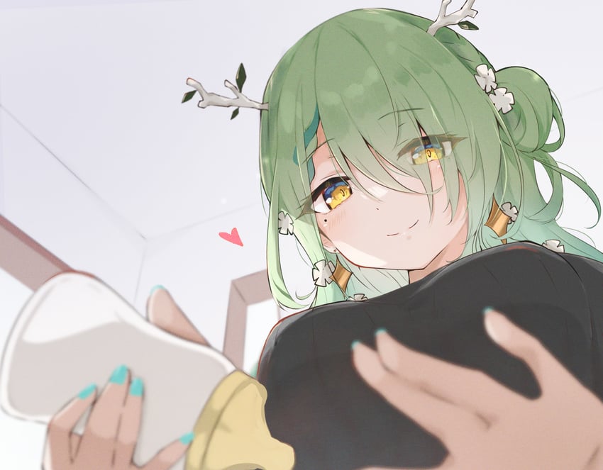 ceres fauna (hololive and 1 more) drawn by kumoi_sora