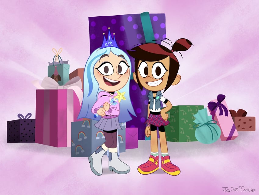 molly mcgee and andrea davenport (the ghost and molly mcgee) drawn by joseartcentenoofficial