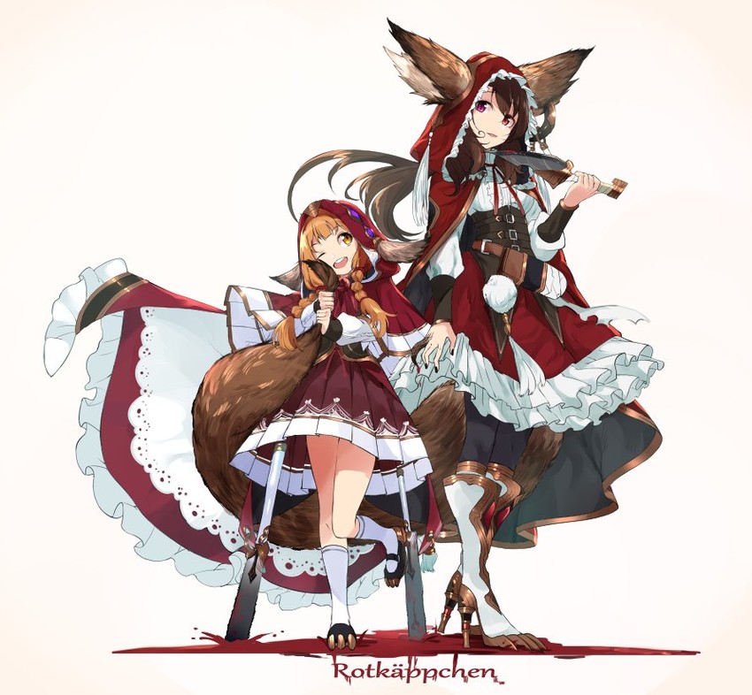 little red riding hood (little red riding hood) drawn by touzai_(poppin_phl95)