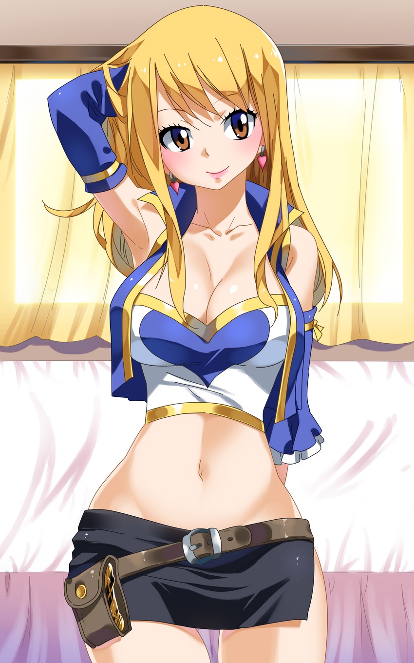 lucy heartfilia (fairy tail) drawn by planeptune