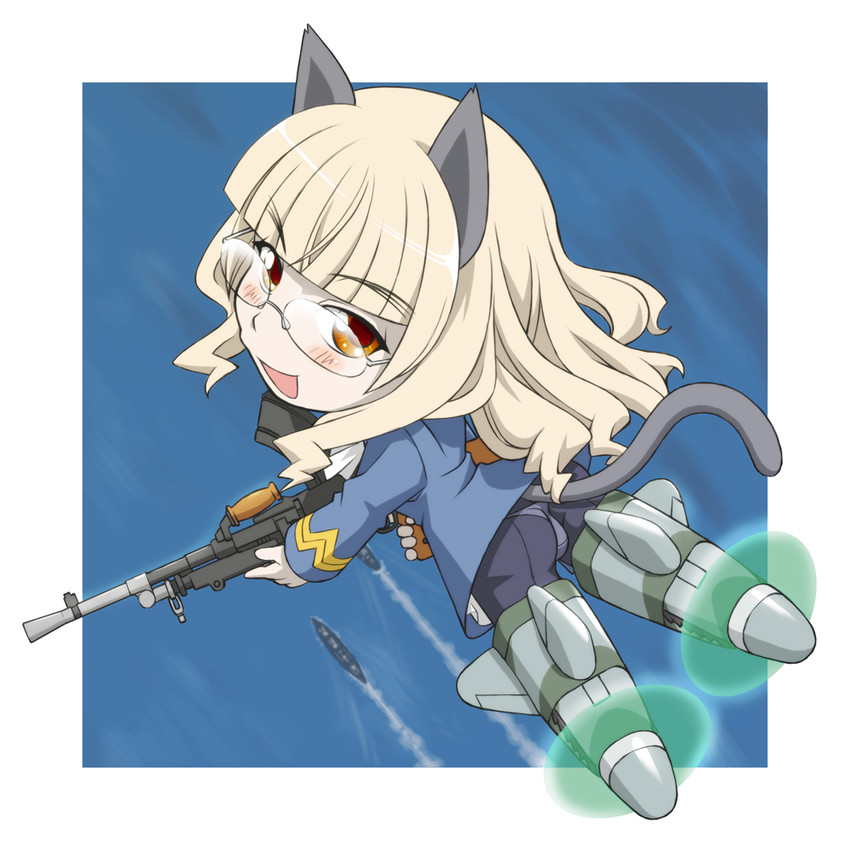 perrine h. clostermann (world witches series and 1 more) drawn by mdc_honpo
