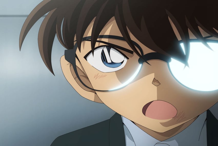 edogawa conan (meitantei conan and 1 more) drawn by aoyama_goushou