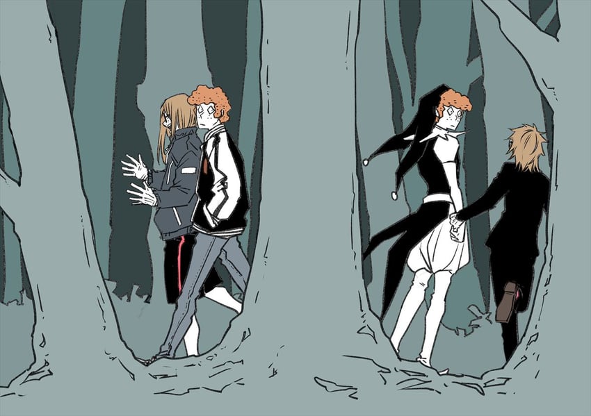 randal ivory and sebastian de tomato smith chicken legs (randal's friends) drawn by tsukasa_(tsukasa_mimizuku)