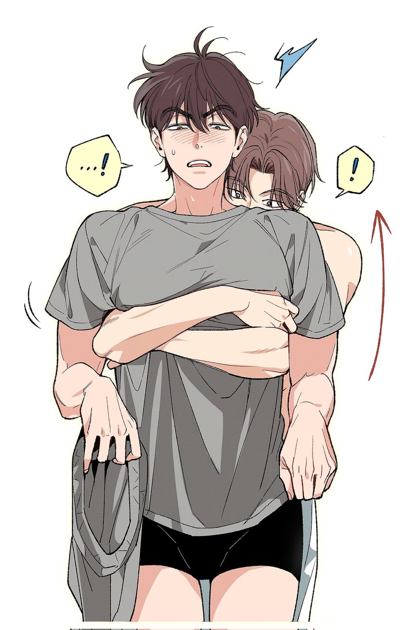 doi hansuke and yamada rikichi (rakudai ninja rantarou) drawn by nowhere616