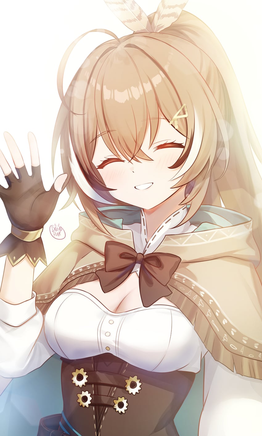 nanashi mumei (hololive and 1 more) drawn by dreadpunk