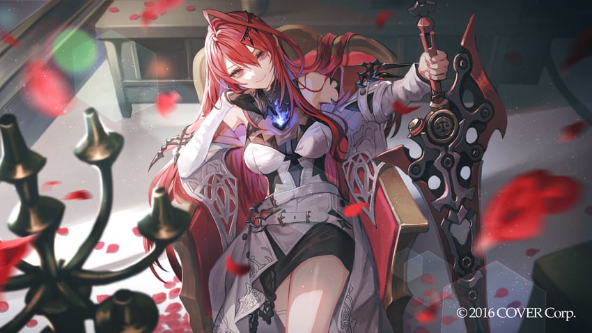 elizabeth rose bloodflame (hololive and 1 more) drawn by senano-yu