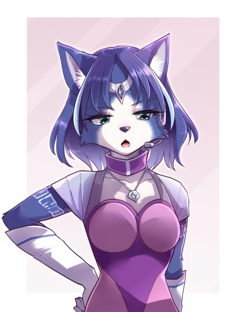 krystal (star fox and 1 more) drawn by namagaki_yukina