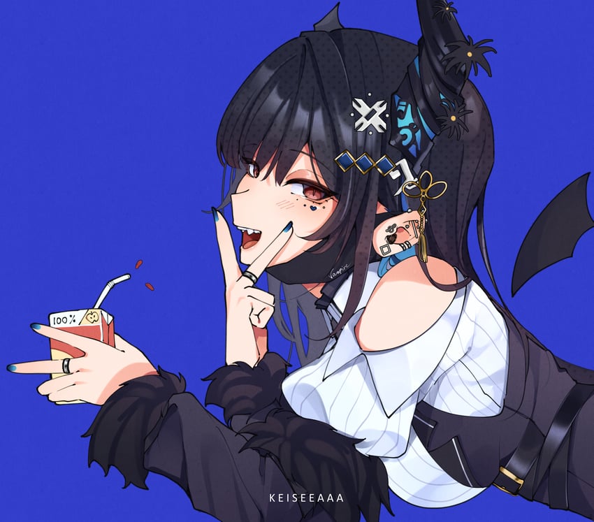 nerissa ravencroft (hololive and 2 more) drawn by keisea