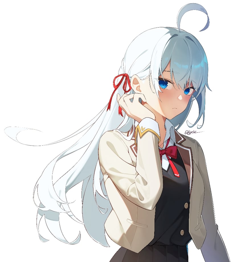 alisa mikhailovna kujou (tokidoki bosotto roshia-go de dereru tonari no alya-san) drawn by kyuriuz