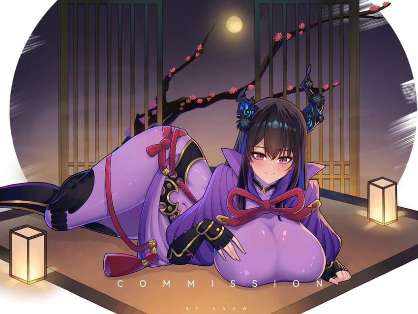 minamoto no raikou and nerissa ravencroft (fate and 3 more) drawn by suhyeon