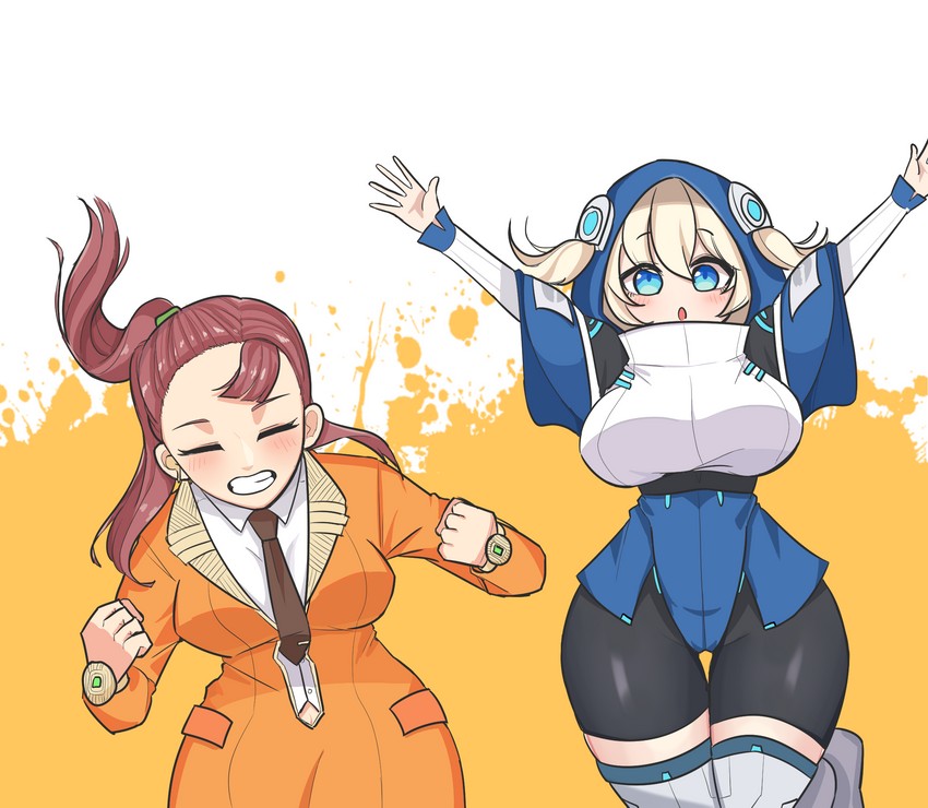 ella of the sky and orangeade (last origin) drawn by angleworld