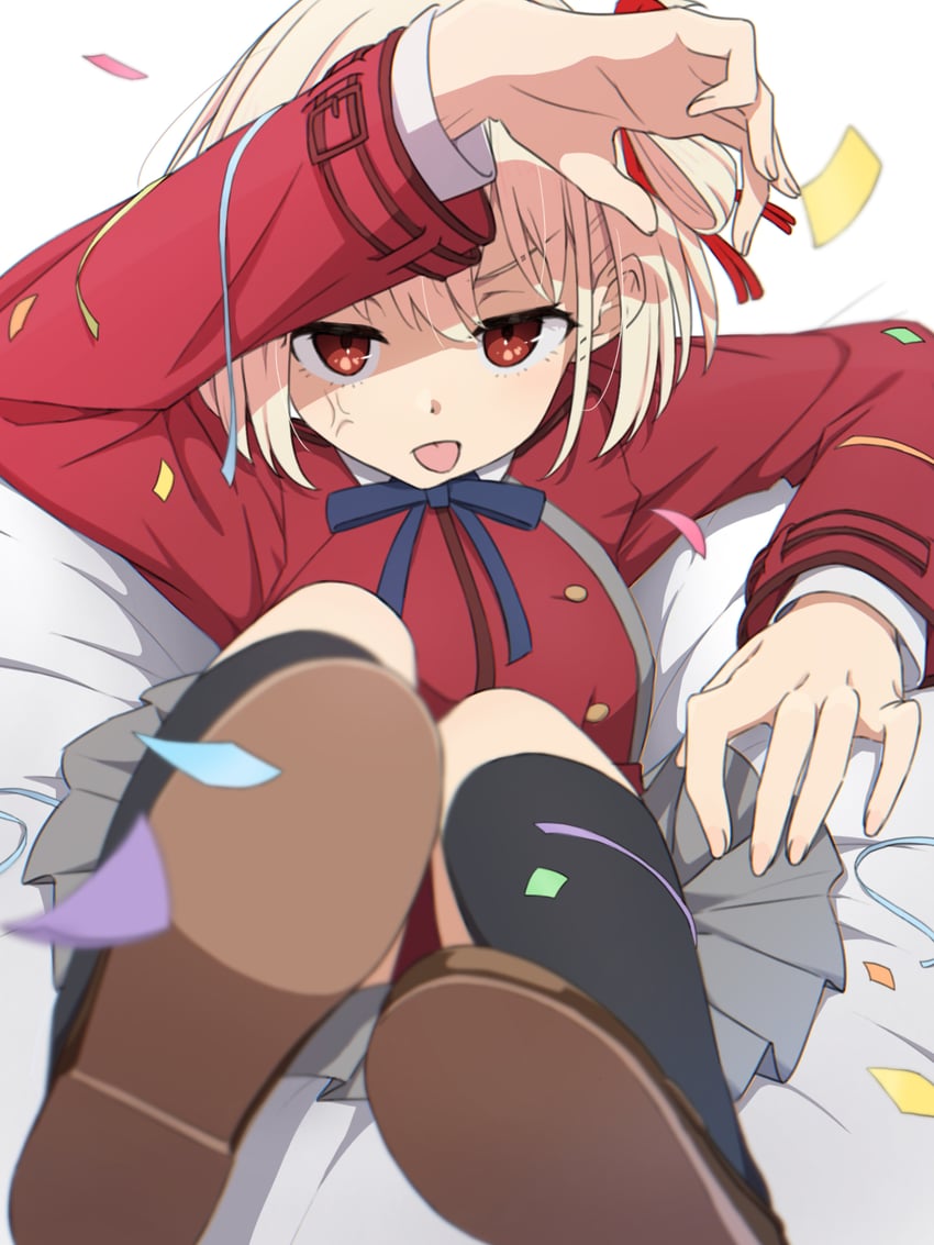 nishikigi chisato (lycoris recoil) drawn by mochi_(znkn4524)
