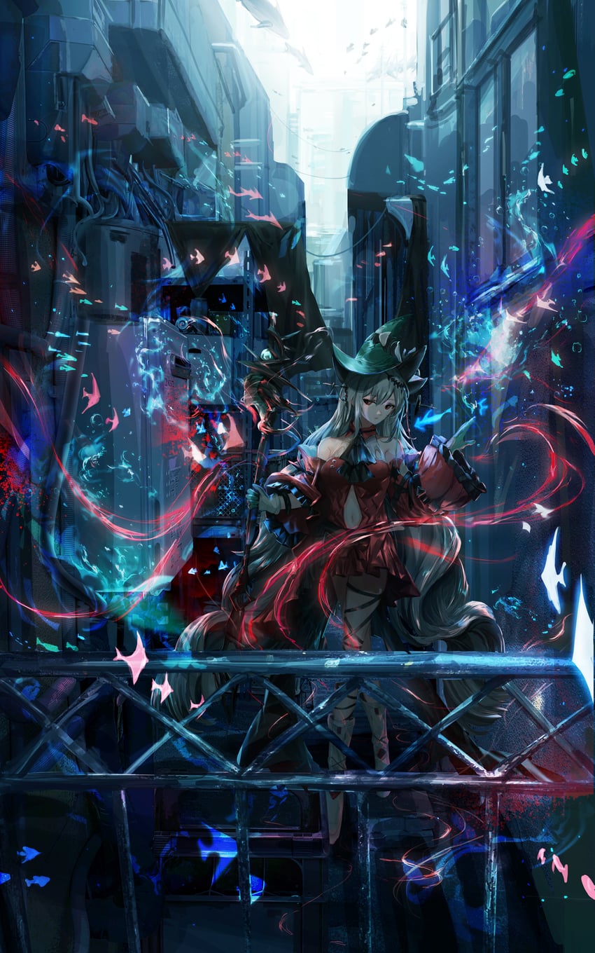 skadi and skadi the corrupting heart (arknights) drawn by akatone